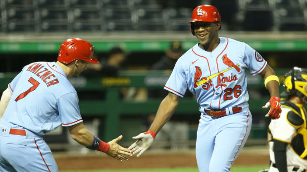 Former St. Louis Cardinals outfielder Justin Williams